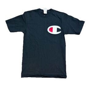 Champion Vintage Big C Logo‎ T-Shirt Size Small
